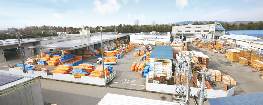 プレカット工場全景